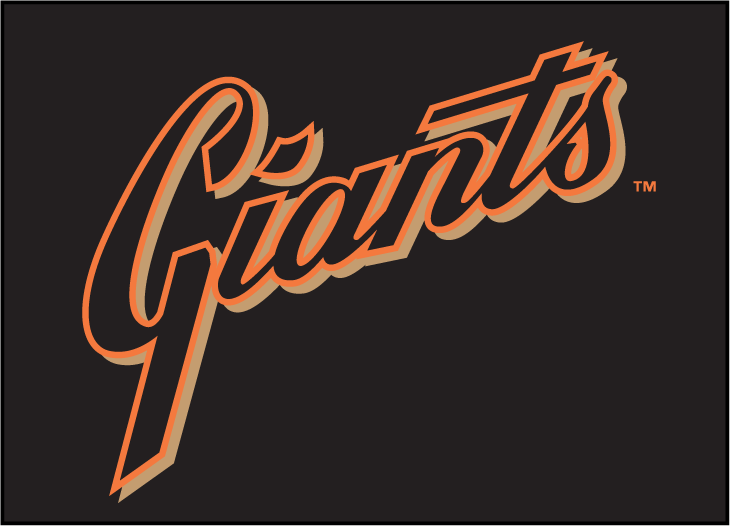 San Francisco Giants 2001-2006 Batting Practice Logo iron on heat transfer